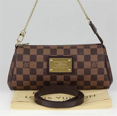 louis vuitton eva clutch damier replica